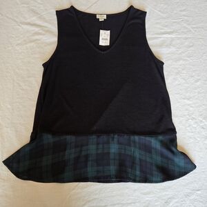 J. Crew Elegant Black Top